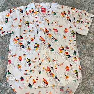 Reyn Spooner Multicolor Cyclist Print Men's Shirt